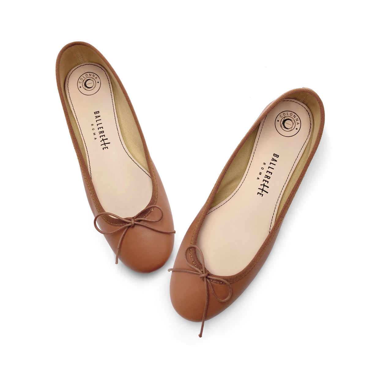 Ballerine in pelle cuoio