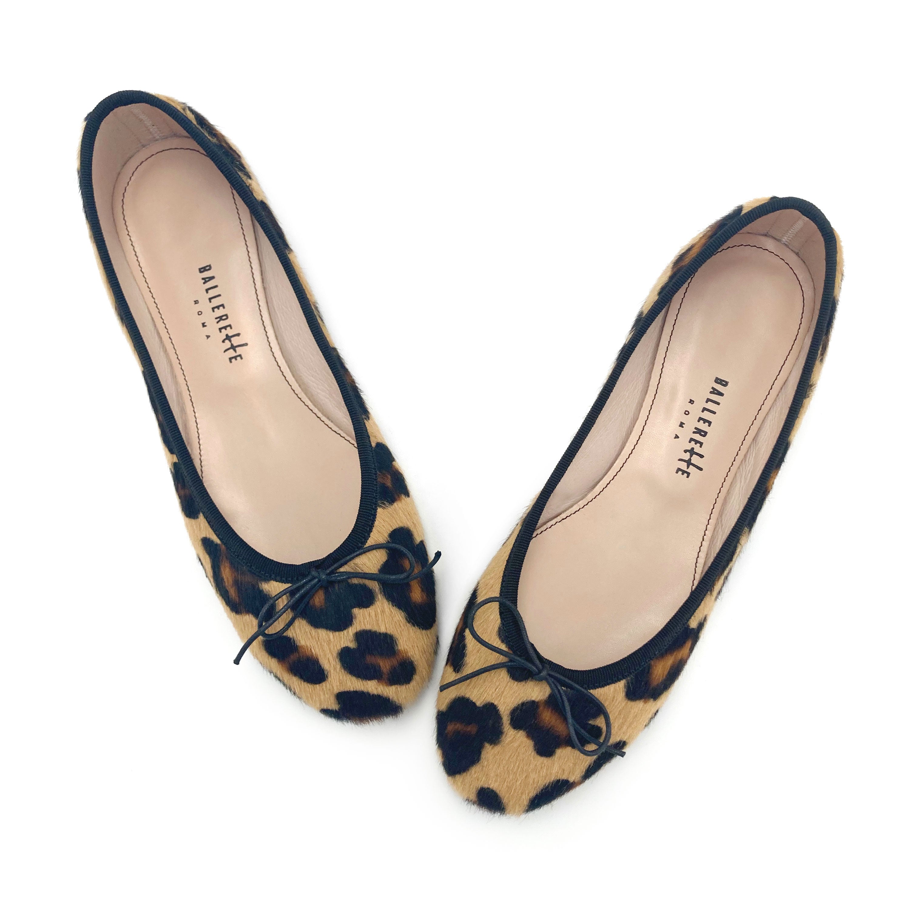 Ballerine animalier leopardate