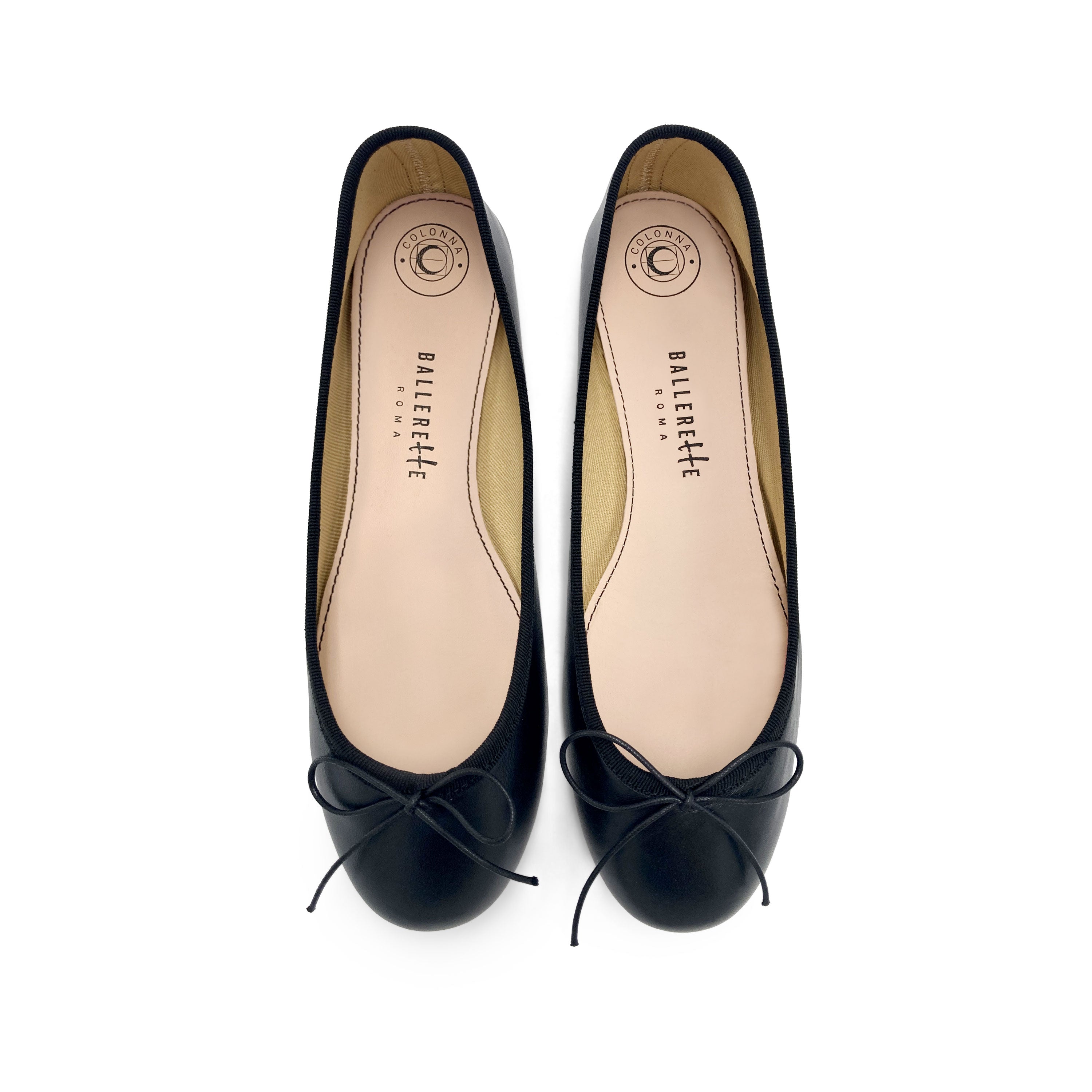 Ballerine in pelle nere