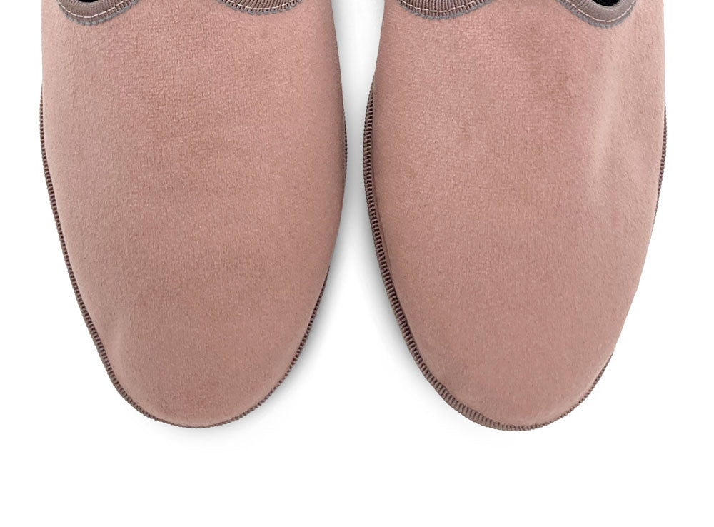 Friulane wine velvet slippers
