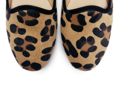 Slippers donna in cavallino maculato