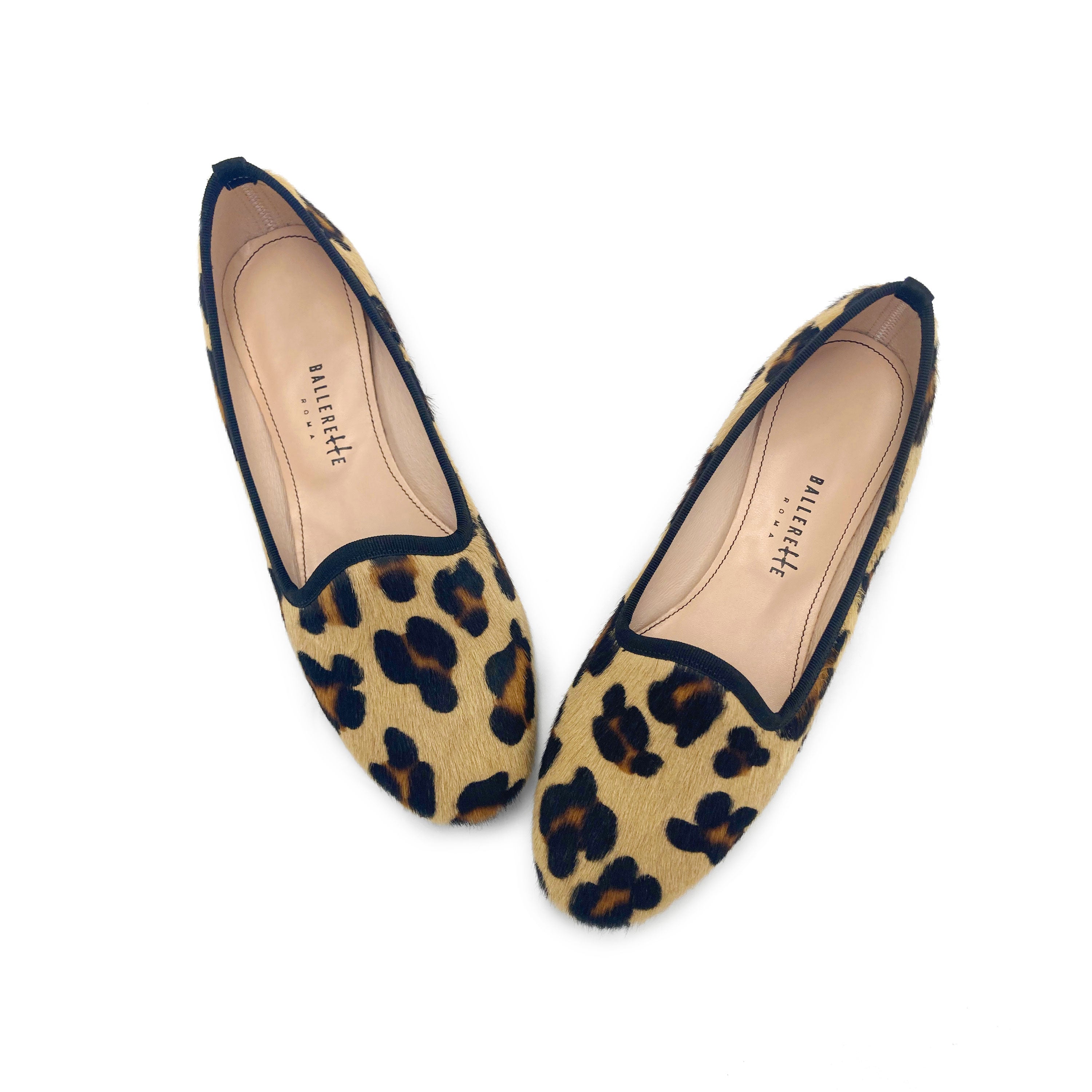Animalier calf hair women loafers