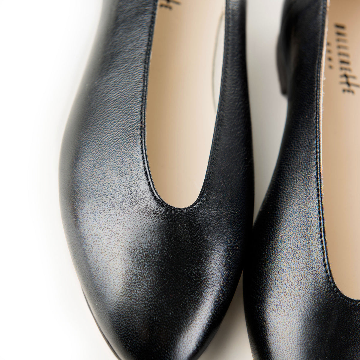 Ballerine nere accollate