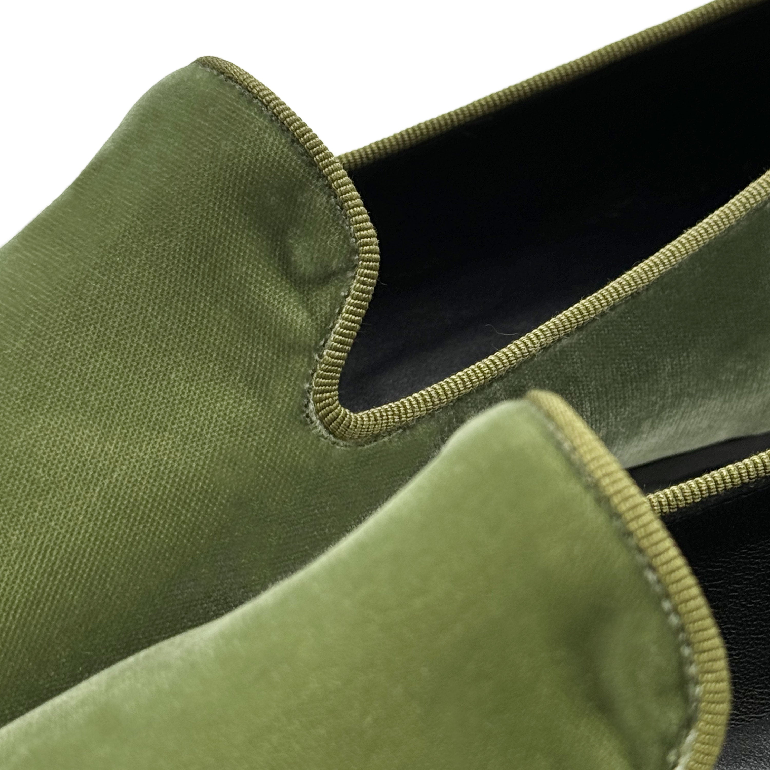 Grüne Damen Slippers