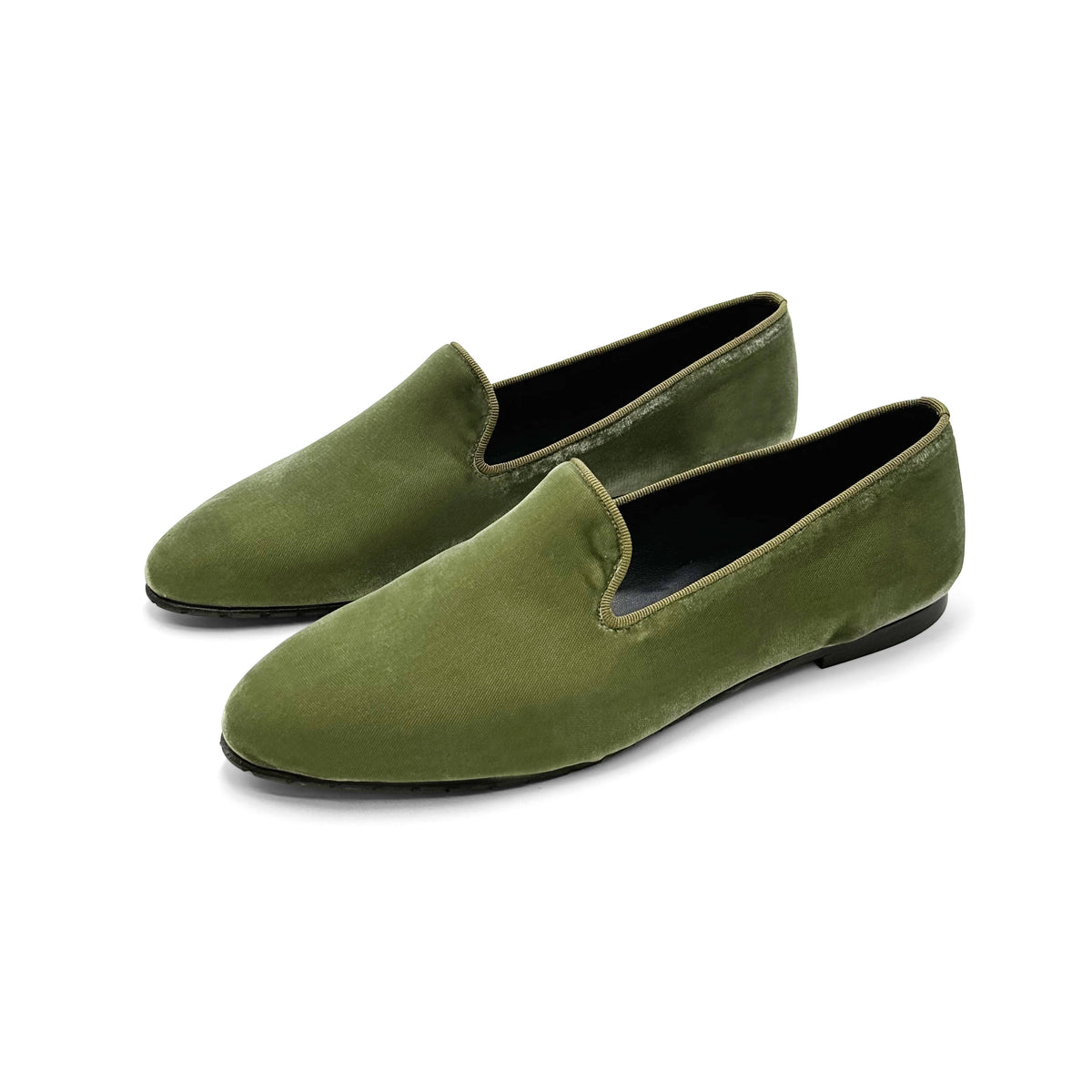 Grüne Damen Slippers