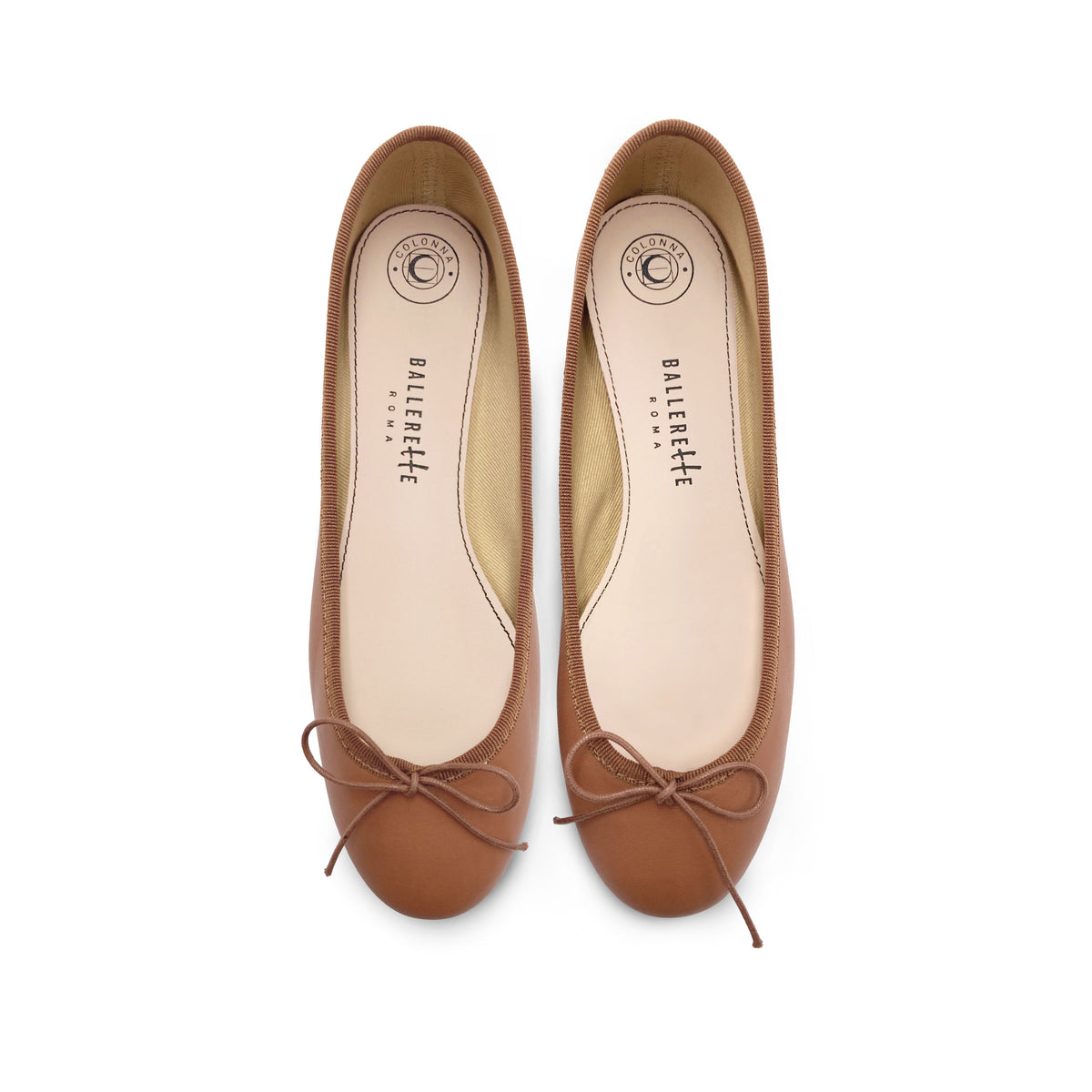 Ballerine in pelle cuoio