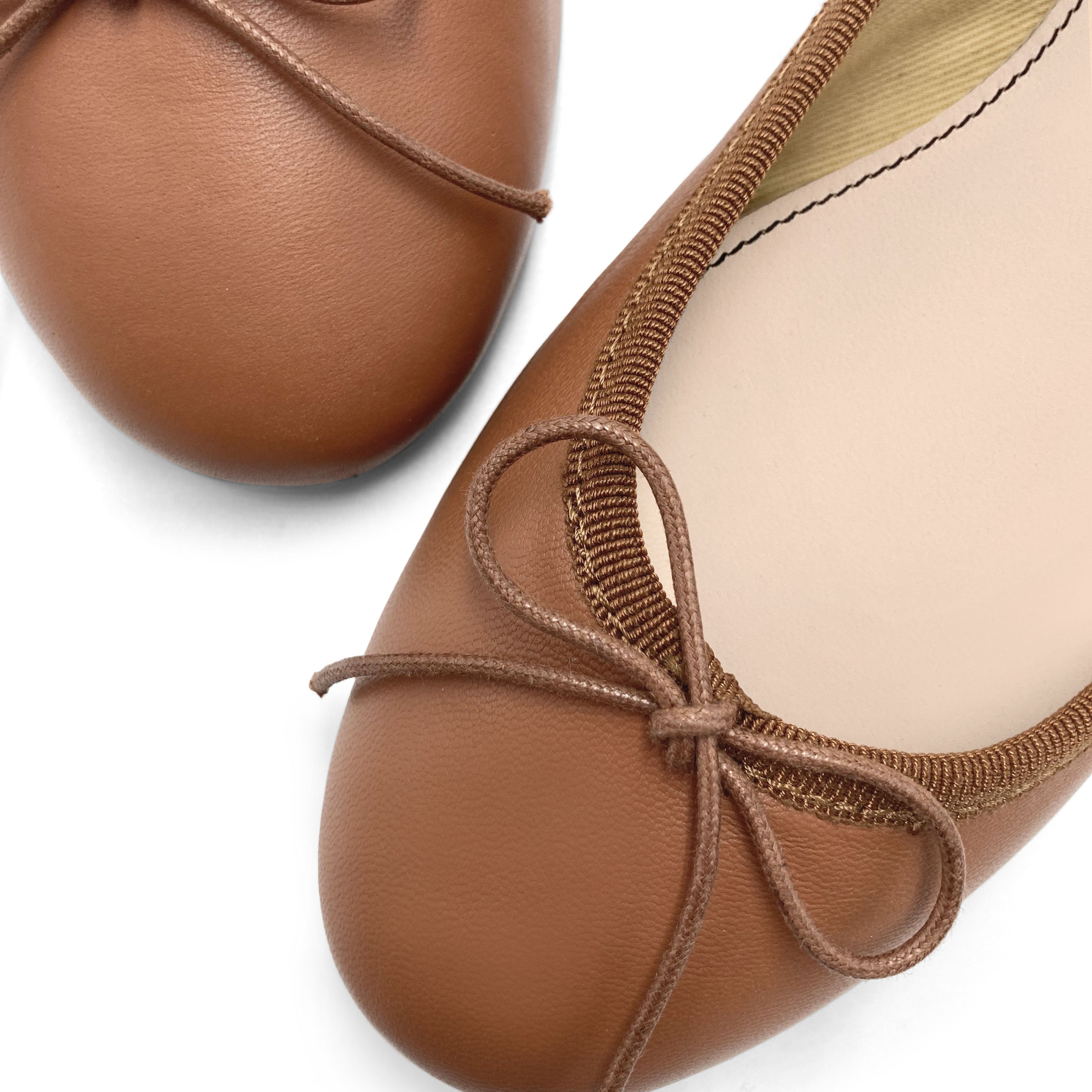 Ballerine in pelle cuoio