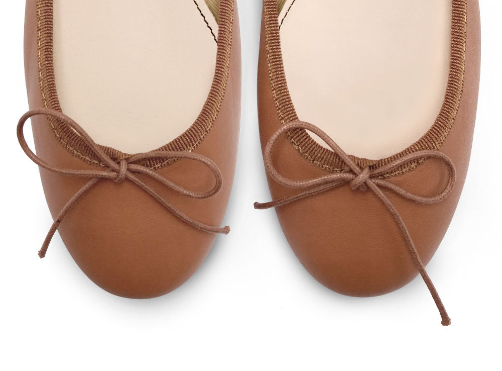Ballerine in pelle cuoio
