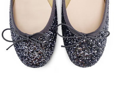Ballerine glitterate ferro