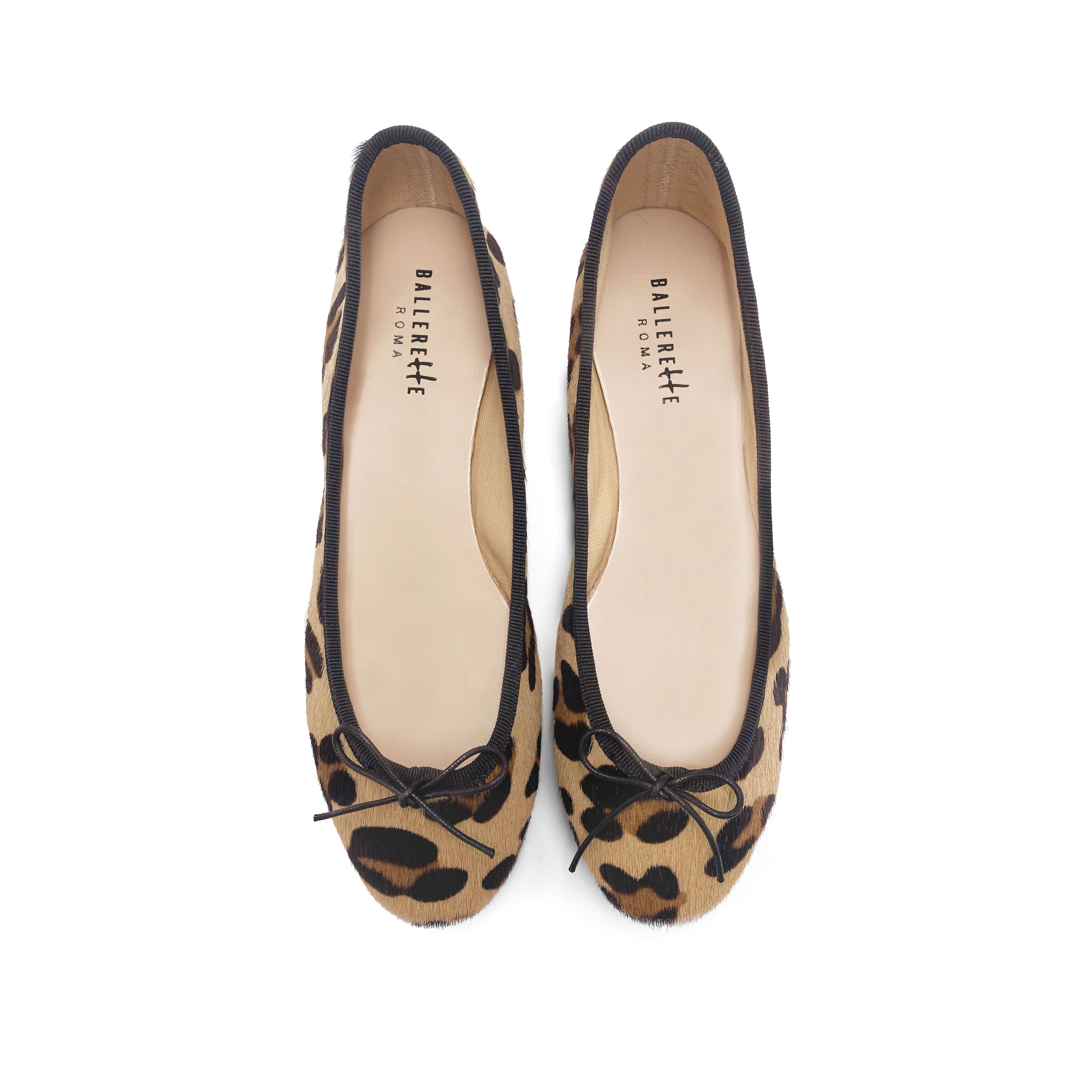 Ballerine leopardate in cavallino