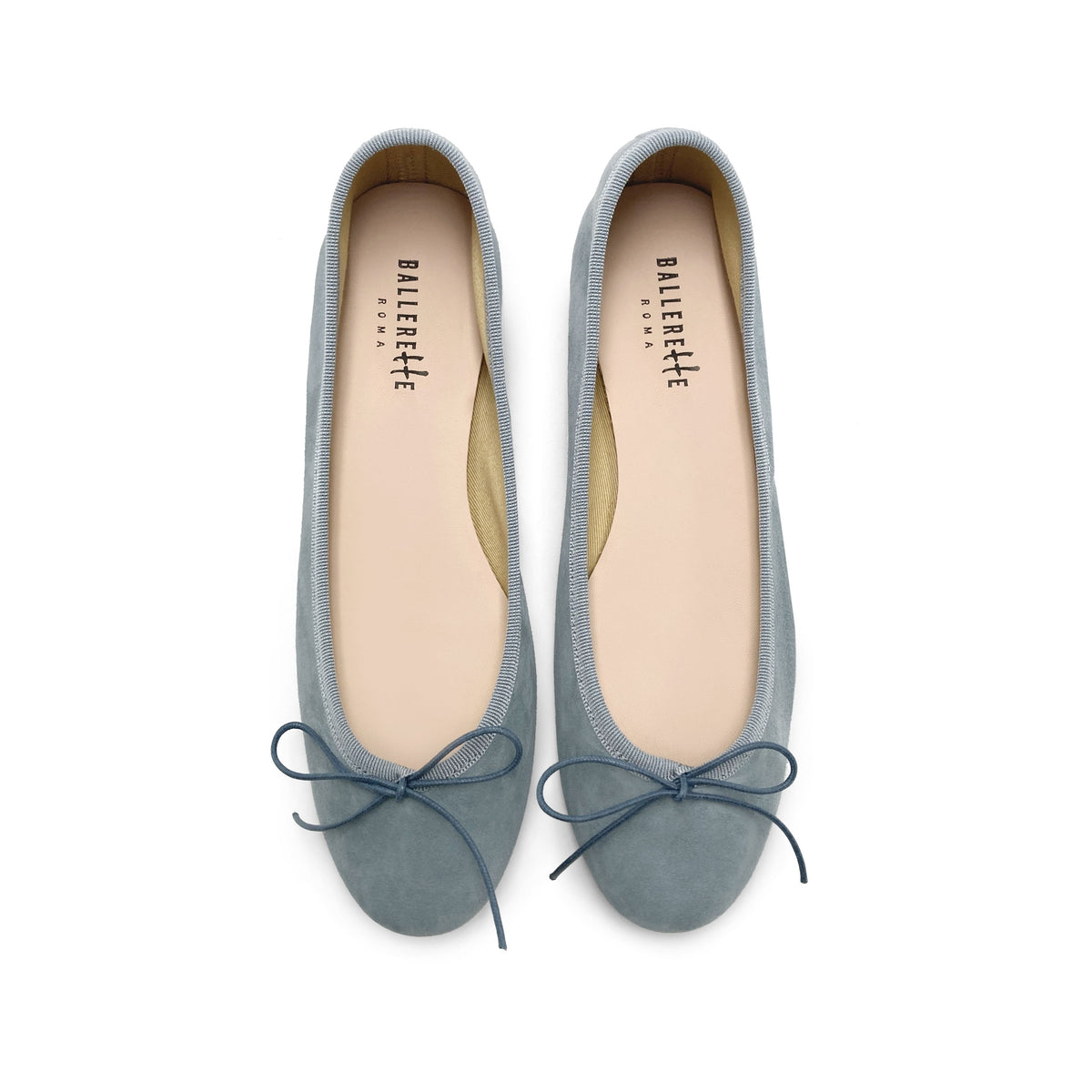 Ballerine in camoscio carta da zucchero