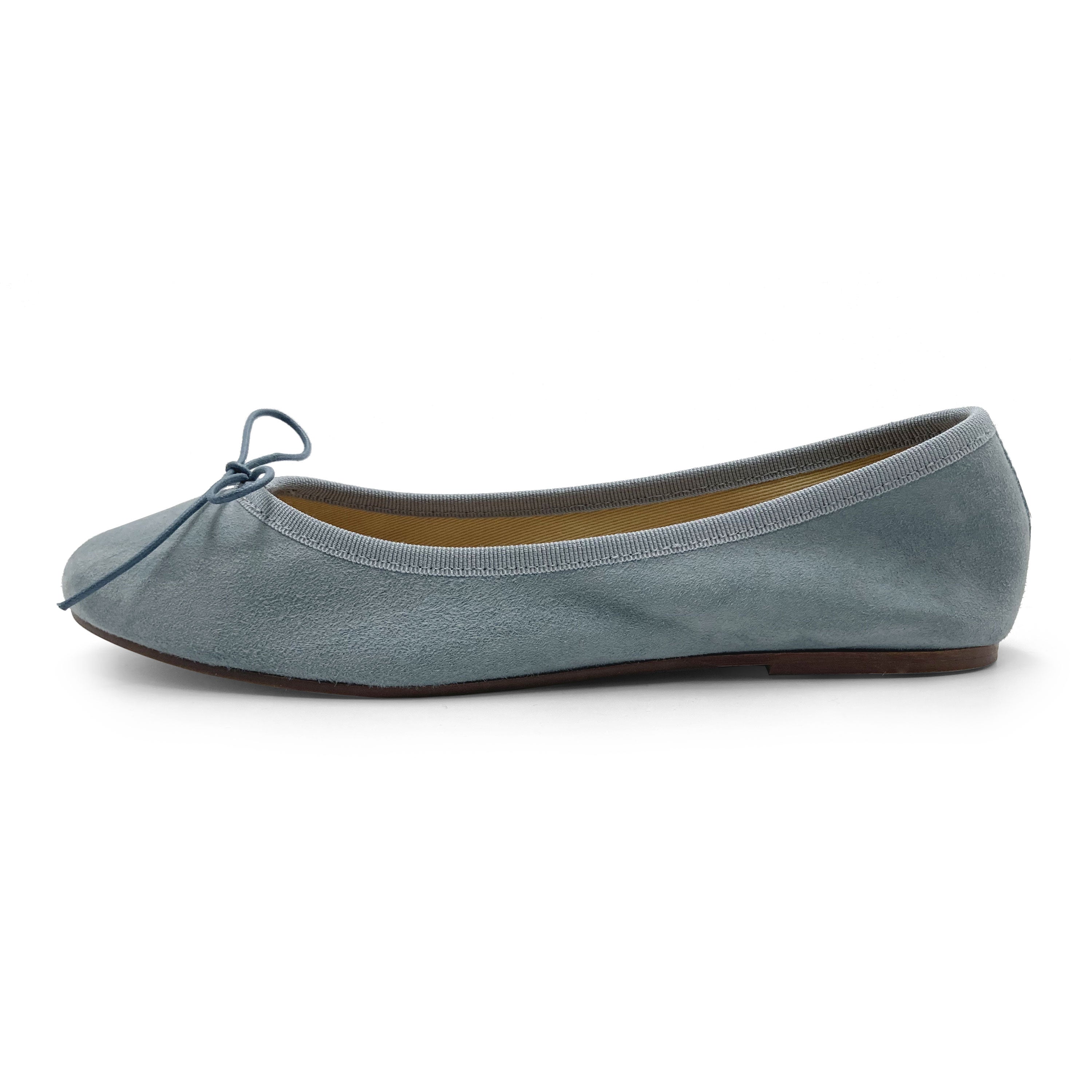Ballerine in camoscio carta da zucchero