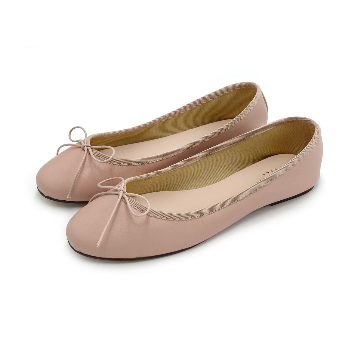 Ballerine in pelle rosa antico