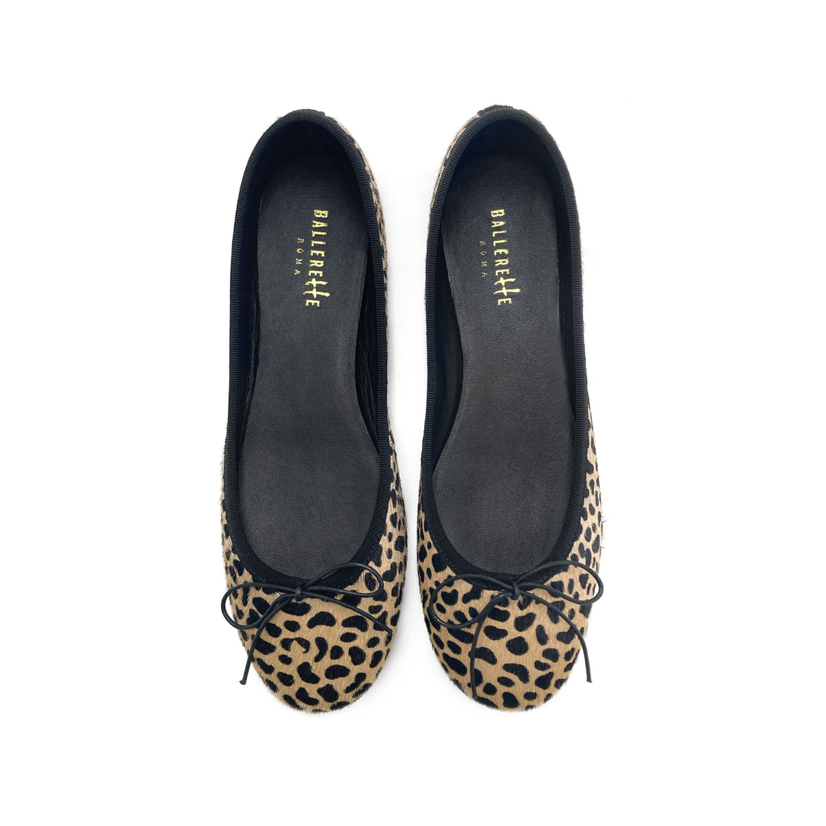 Ballerine animalier in cavallino maculato