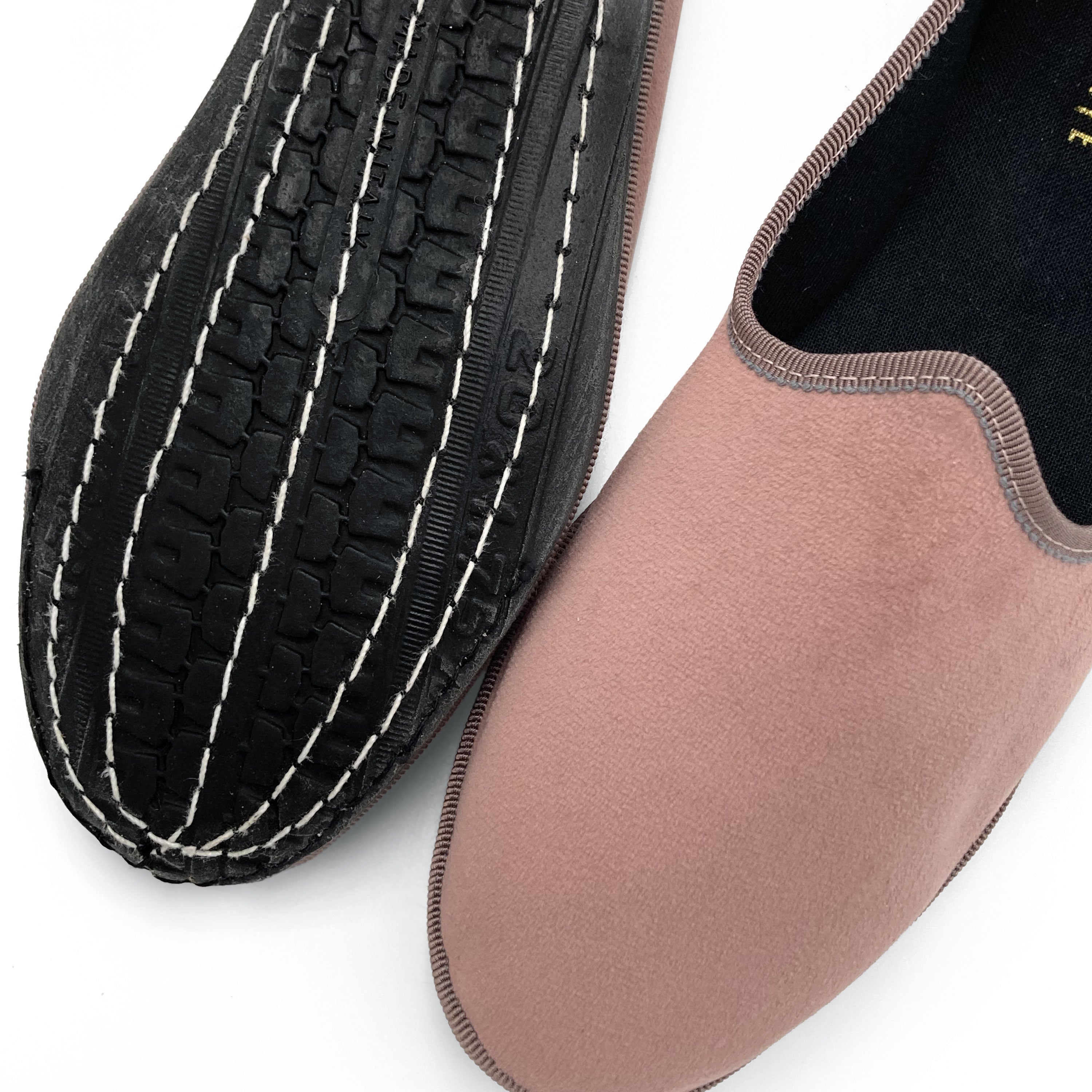 Friulane wine velvet slippers
