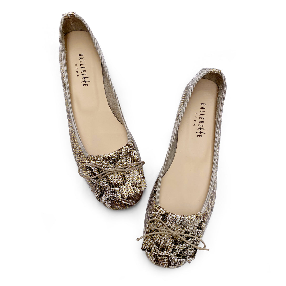 Mocassins femme à talons en cuir imprimé animal