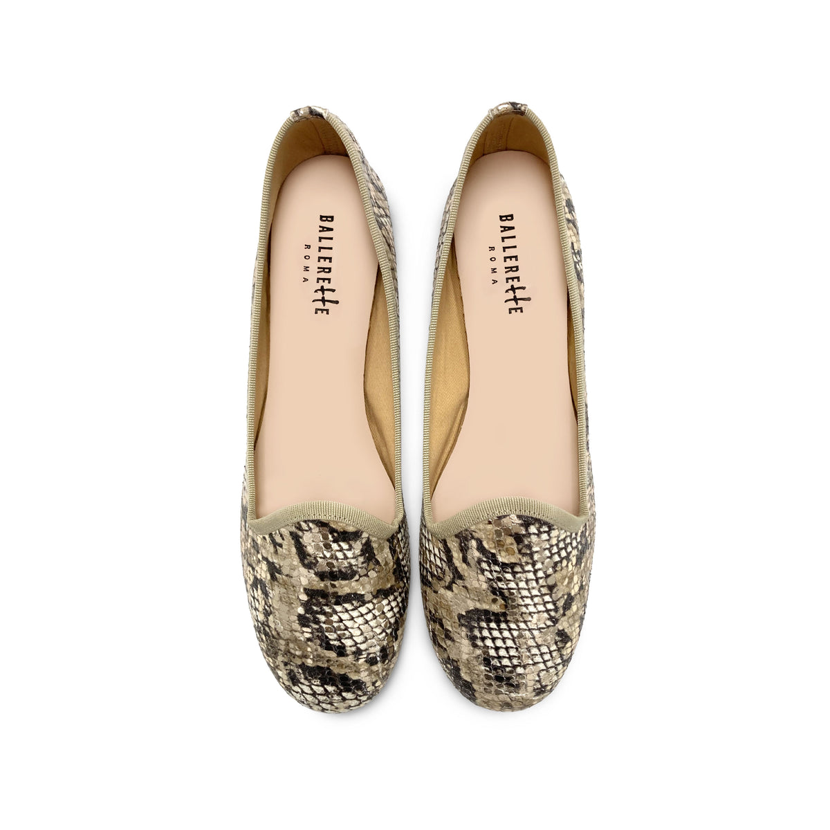 Slippers donna animalier pitonate