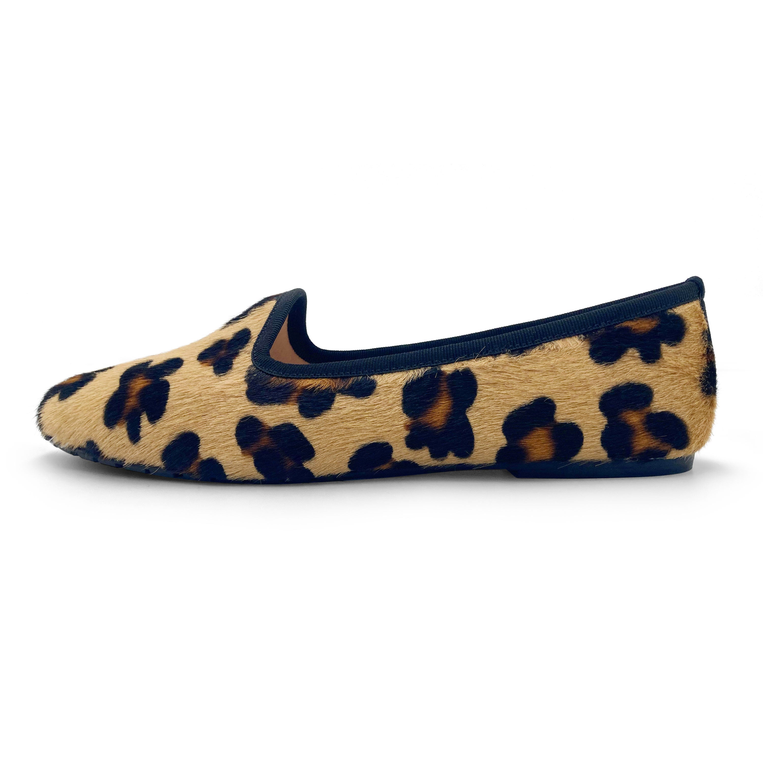 Animalier calf hair women loafers