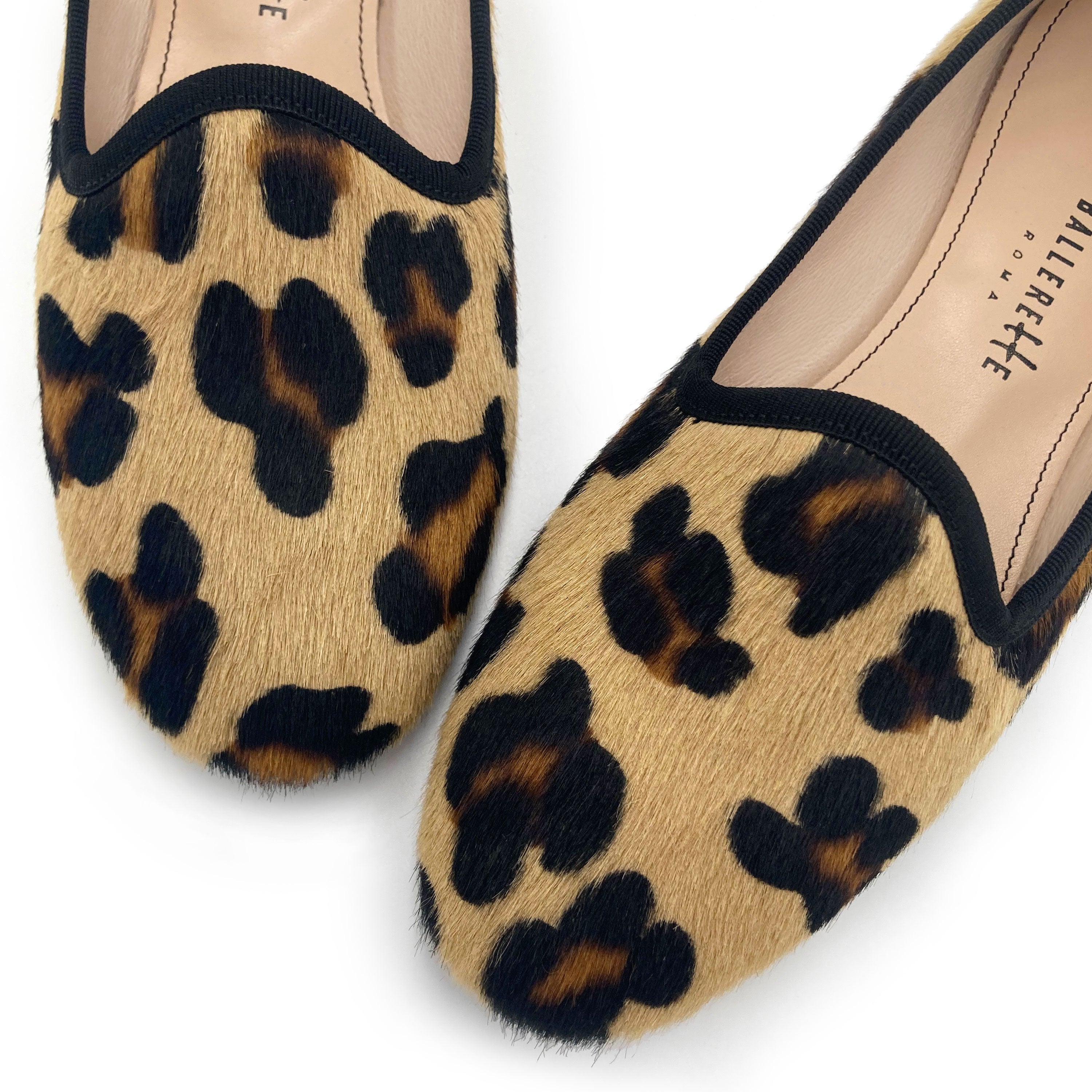 Animalier calf hair women loafers